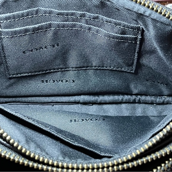 Coach Quilted Denim Small Purse Crossbody Bag - Picture 9 of 12